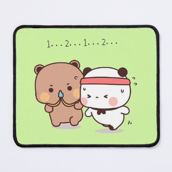 Item preview, Linda pareja Bubu y Dudu están haciendo ejercicio designed and sold by gingersweet.