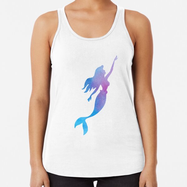 Mermaid Swimming Diving Sports Hobby Unisex Premium Tank Top Mad Over Shirts Ex 