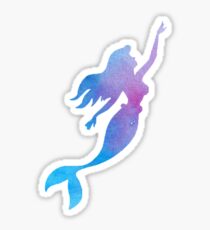 Mermaid Watercolor Sticker