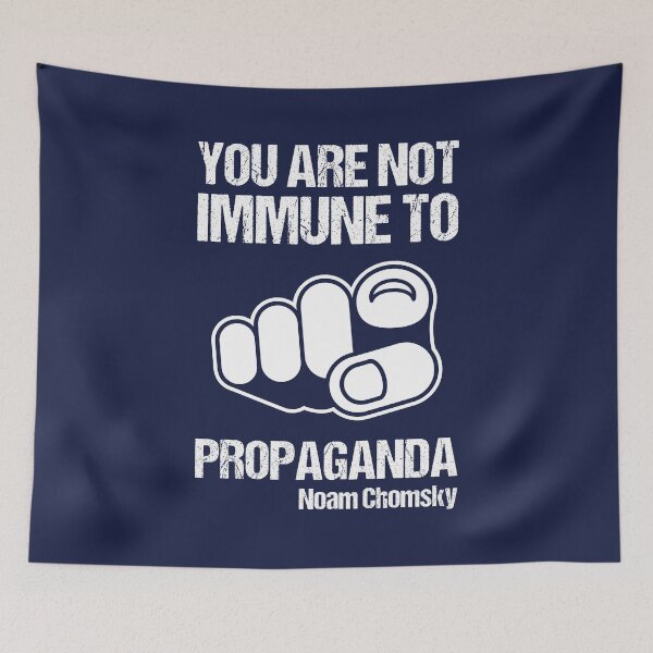 Item preview, You Are Not Immune To Propaganda designed and sold by TashaVector.