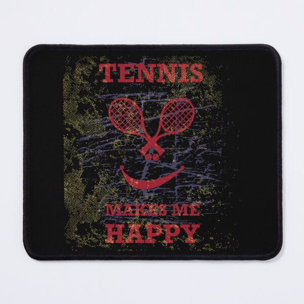 Item preview, Awesome Tennis Gift For Happy Tennis Players Tennis Makes Me Happy Sticker designed and sold by verarheaf9.