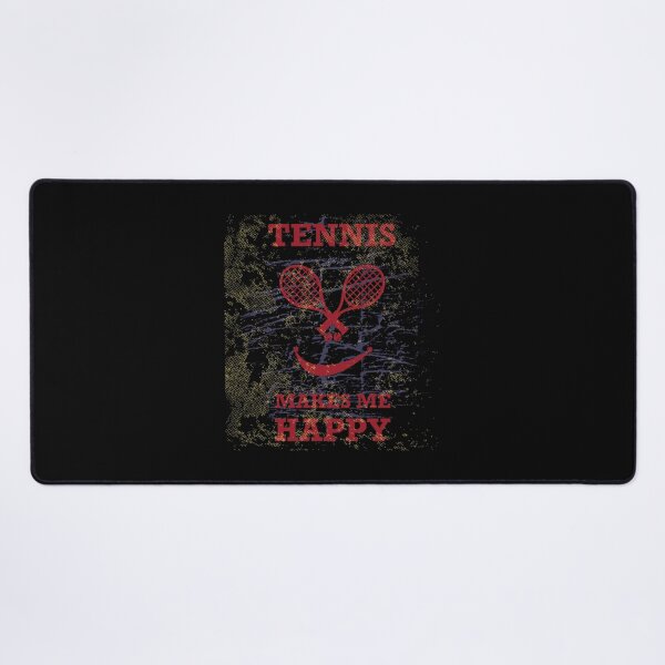 Item preview, Awesome Tennis Gift For Happy Tennis Players Tennis Makes Me Happy Sticker designed and sold by verarheaf9.