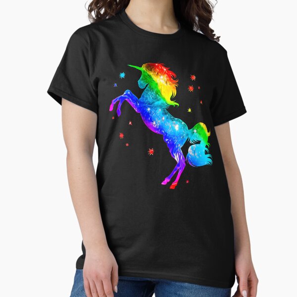 Item preview, Rainbow Unicorn, stars, galaxy style, space designed and sold by boom-art.