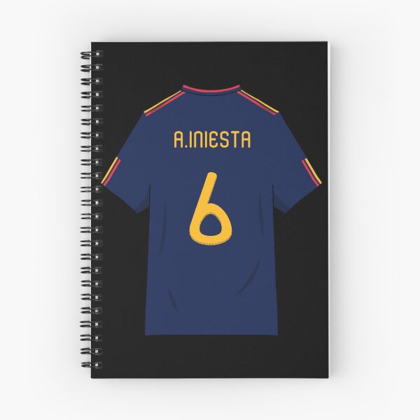 Item preview, Andres Iniesta World Cup 2010 Jersey Sticker designed and sold by monica45je.