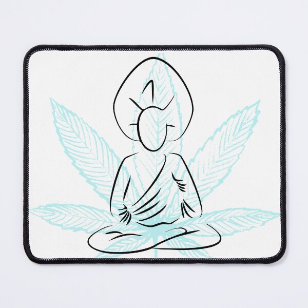 Aperçu de l'œuvre Stoner méditant. Stoner spirituel. Stoner intelligent et réussi créée et vendue par AlfaEcho.