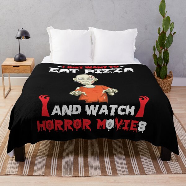 Item preview, I Just Want To Eat Pizza And Watch Horror Movies designed and sold by gsnepu.