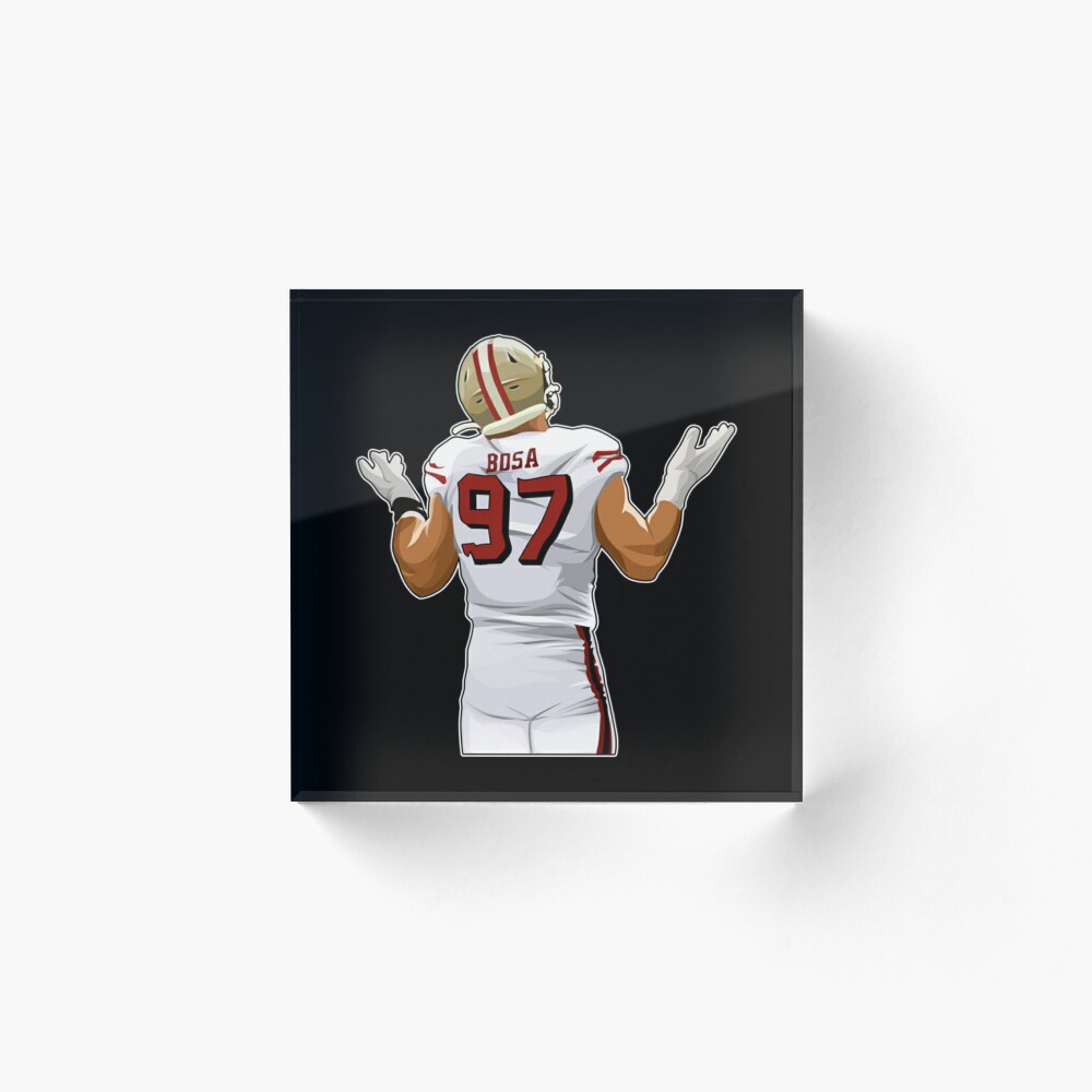 Nick Bosa After Sacking Sticker Sticker for Sale by sue3mapril