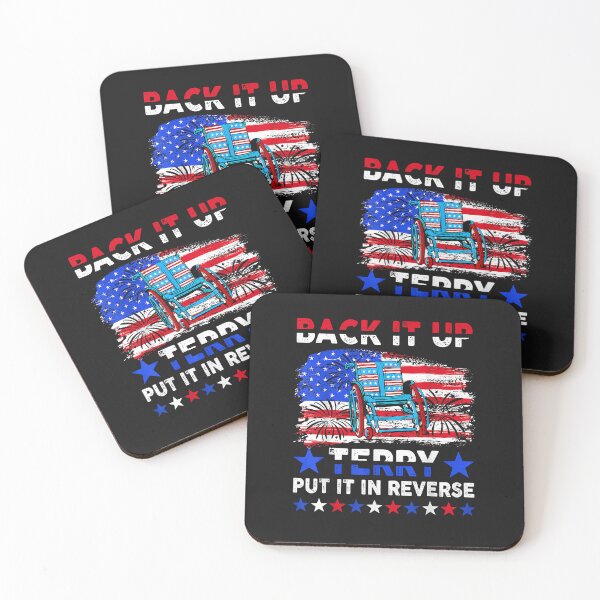 Item preview, Back it Up Terry Put It In Reverse US Flag Fireworks designed and sold by Lynette1241.
