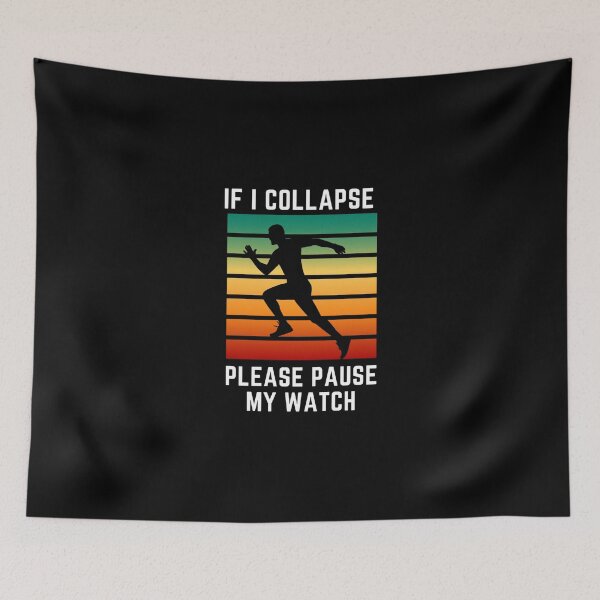 Item preview, If I Collapse Pause My Watch Sticker designed and sold by ayeshadanaqws.