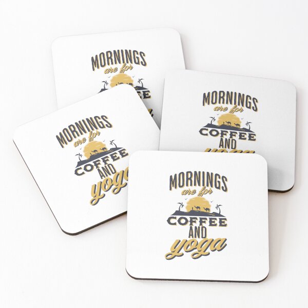 Item preview, Mornings Are For Coffee And Yoga - Contemplation  designed and sold by Milko ⭐⭐⭐⭐⭐.