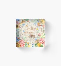 Once upon a time Acrylic Block
