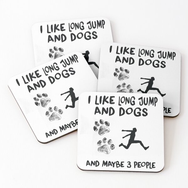 Item preview, I Liket Long Jump And Dogs, Funny Long Jump, Long Jumping, Long Jumper Gift designed and sold by Aerial Addicts.