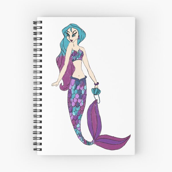 Item preview, Mermaid Purple, Blue and Pink  designed and sold by PrettyPage.