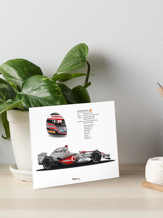 Fernando Alonso 直筆サイン McLaren Honda ポスター Fernando Alonso Autograph | signed photographs