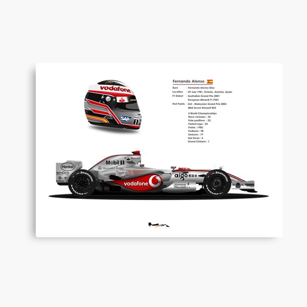 Fernando Alonso 直筆サイン McLaren Honda ポスター 2023-Fernando-Alonso-Signed-