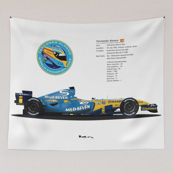 Artikelvorschau, Fernando Alonso - 2006 Renault R26 Kreis entworfen und verkauft von JageOwen.