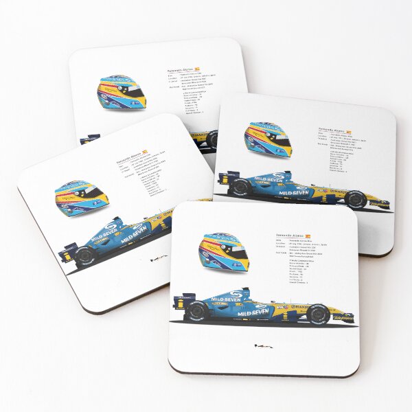 Item preview, Fernando Alonso - Casco Renault R26 2006 designed and sold by JageOwen.