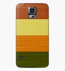 Brush Stroke Stripes: Fall Foliage Case/Skin for Samsung Galaxy