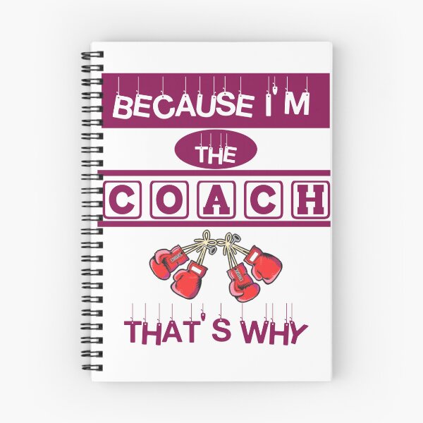 Item preview, Because Im the coach, boxing coach 1 that's why...  designed and sold by Chakilogy.