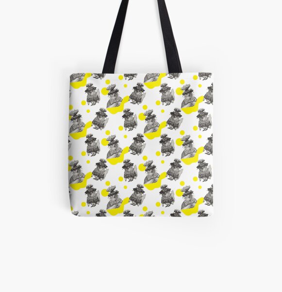 cat All Over Print Tote Bag