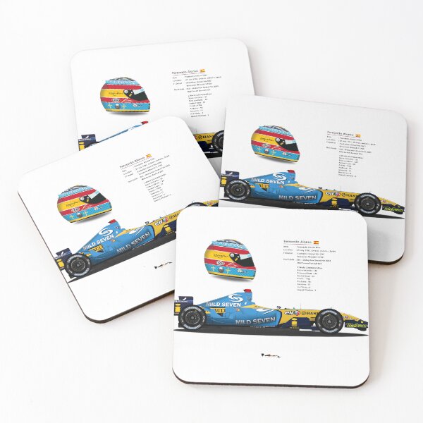Item preview, Fernando Alonso - Casco Renault R25 2005 designed and sold by JageOwen.