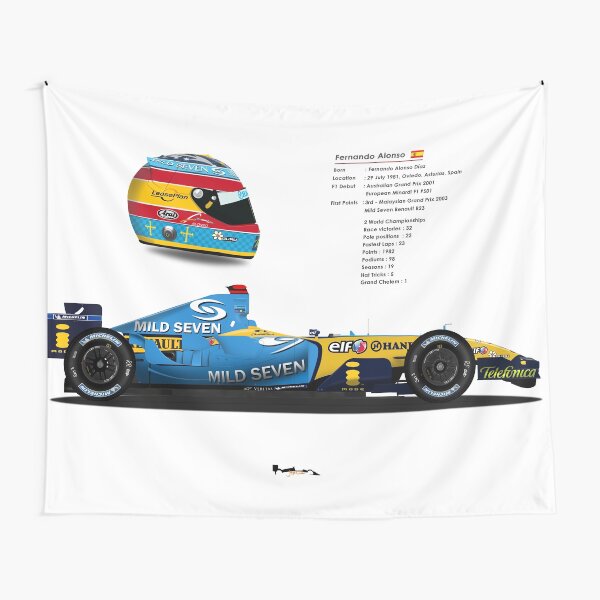 Fernando Alonso - 2005 Renault R25 helmet