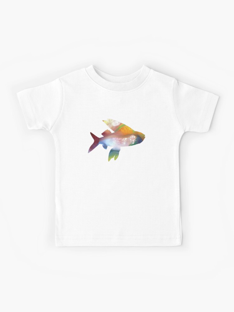 Tuna with Flying Fish - Short Sleeve Polyester Shirt