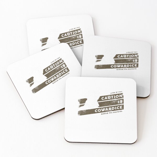 Item preview, For Men Women John Brown Caution Is Cowardice Gifts Movie Fans designed and sold by RamiroOdonnell.