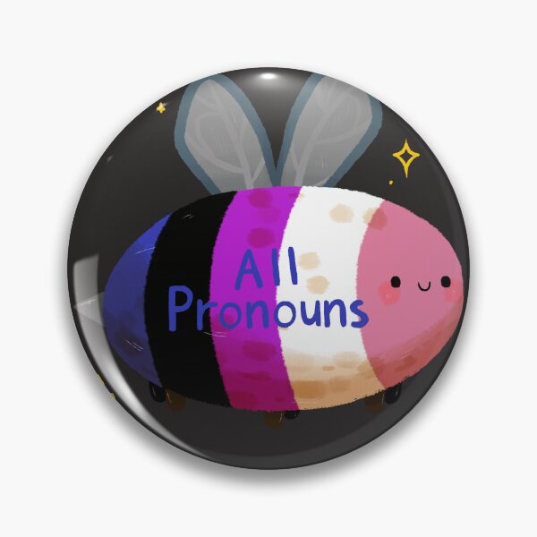 Item preview, Gender Fluid All Pronouns Bee designed and sold by Smoltsuki.