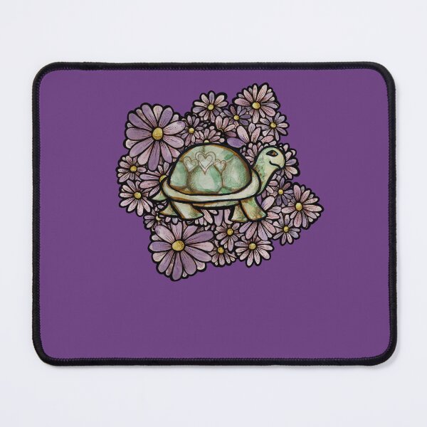 Item preview, Floral Turtle Art designed and sold by FrictionMaxxing.