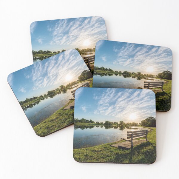 Item preview, Cape Girardeau County Park Bench Sunset designed and sold by mljdwhite.