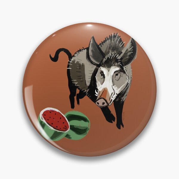 Item preview, Wild Boar with a watermelon designed and sold by EskTuulispaa.