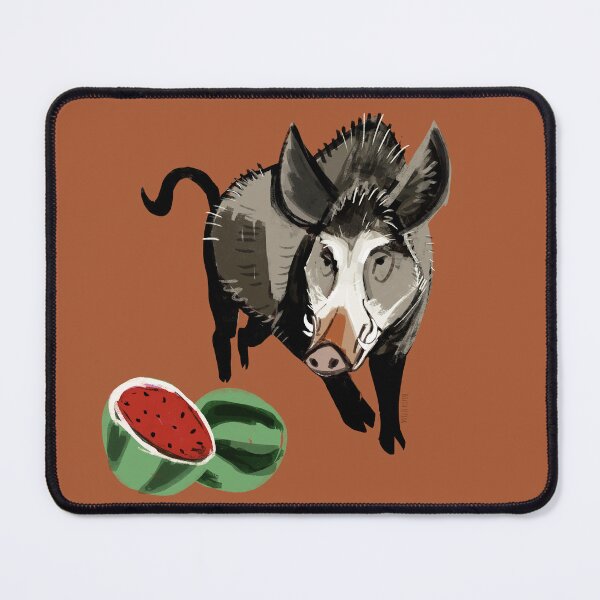 Item preview, Wild Boar with a watermelon designed and sold by EskTuulispaa.
