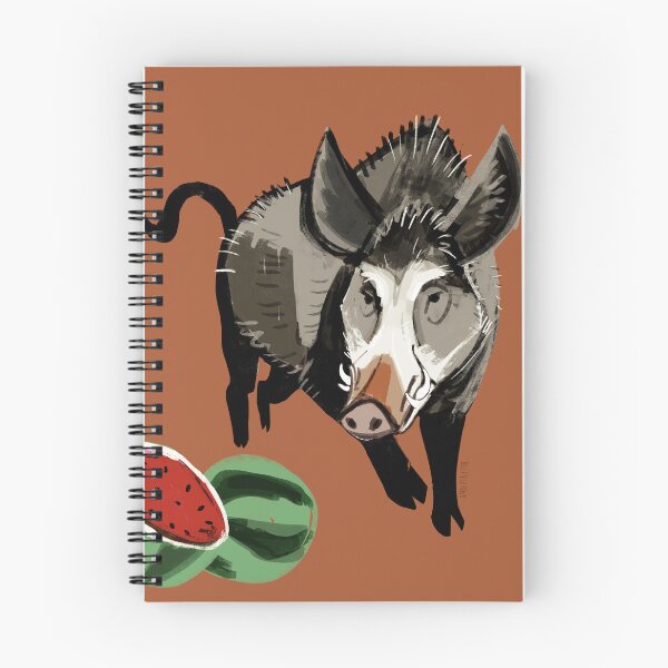 Item preview, Wild Boar with a watermelon designed and sold by EskTuulispaa.