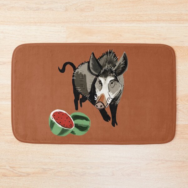 Item preview, Wild Boar with a watermelon designed and sold by EskTuulispaa.