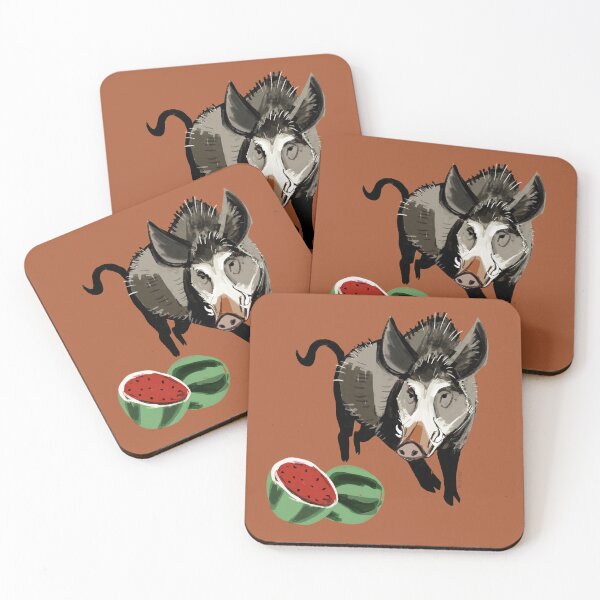 Item preview, Wild Boar with a watermelon designed and sold by EskTuulispaa.