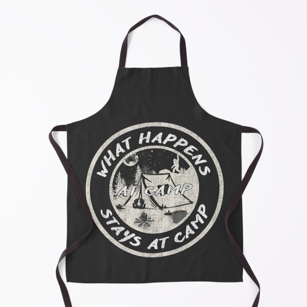 Item preview, What happens at camp stays at camp – Funny camping quote designed and sold by yococo.