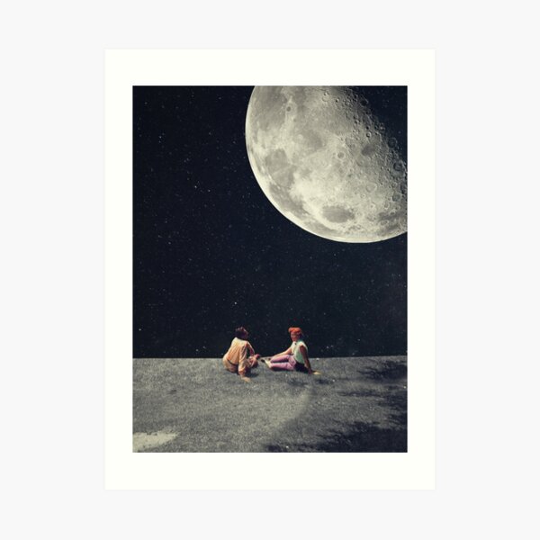 I Gave You The Moon For A Smile Art Print
