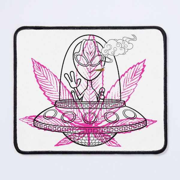 Item preview, ALIEN Stoner. Smart Successful Stoner. Spiritual Weed designed and sold by AlfaEcho.