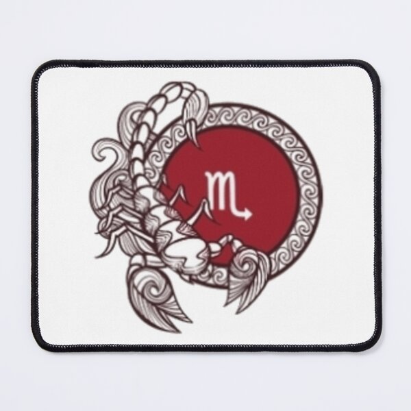 Item preview, Red scorpio symbol designed and sold by Wavytarot.