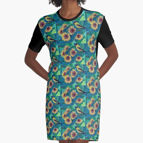 Five Gold Rings Graphic T-Shirt Dress