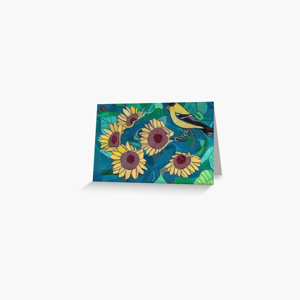 Five Gold Rings Greeting Card