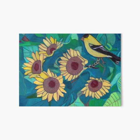 Five Gold Rings Art Board Print