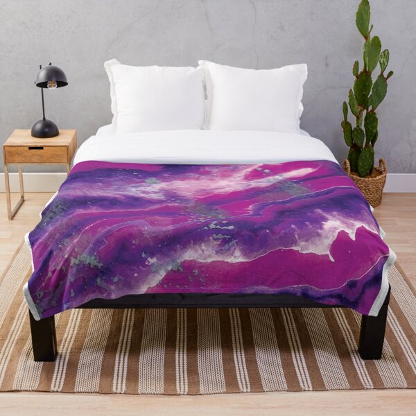 Orchid Visions Throw Blanket