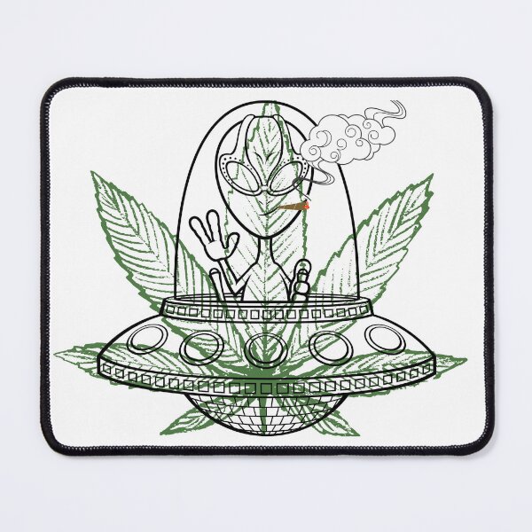 Item preview, ALIEN Stoner. Smart Successful Stoner. Spiritual Weed designed and sold by AlfaEcho.