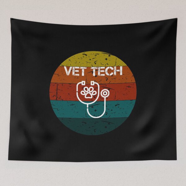 Item preview, Vet Technician and Veterinary Funny Vintage Retro Gifts designed and sold by rachidhaz.