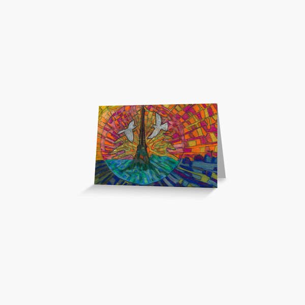 Two Turtle Doves Greeting Card