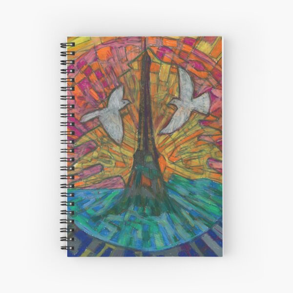 Two Turtle Doves Spiral Notebook