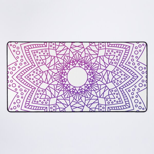 Item preview, Mandala Subtle Abstract Bi Pride Flag Pink Blue designed and sold by cashewdays.