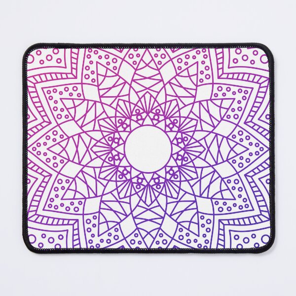 Item preview, Mandala Subtle Abstract Bi Pride Flag Pink Blue designed and sold by cashewdays.
